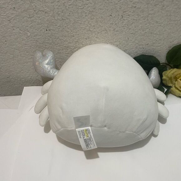 8” Squishmallows “Magela The White Crab” Sea Life Squad - Picture 4 of 6